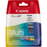 CANON MULTIPACK CLI-526 C/M/Y SERBATOIO CIANO + MAGENTA + GIALLO