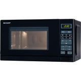Sharp Home Appliances R-242 BKW forno a microonde Superficie piana Solo microonde 20 L 800 W Nero