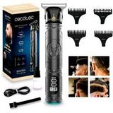 CECOTEC PRECISIONCARE SAMURAI REGOLABARBA E TAGLIACAPELLI E PROFILATORE PROFESSIONALE con DISPLAY + ACCESSORI GRIGIO