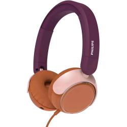 PHILIPS TAK2000 CUFFIE ON-EAR PER BAMBINI CABLATA 1x Jack 3.5mm VOLUME LIMITATO A 85dB PIEGHEVOLI MUSICA A CHIAMATE VIOLA/MAGENTA