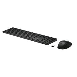 HP 655 SET TASTIERA FULL SIZE WIRELESS 2.4GHz LAYOUT ITALIANO + MOUSE 3 TASTI NERO