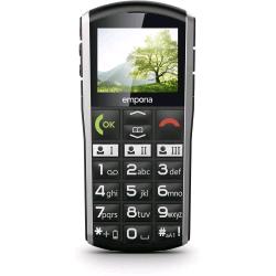 EMPORIA SIMPLICITY LTE SENIOR PHONE TASTI EXTRA GRANDI PULSANTE DI EMERGENZA AUDIO AMPLIFICATO 4G NERO