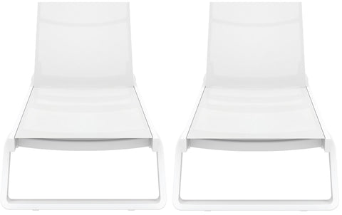 2er Set Sonnenliege Tropic