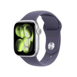 APPLE WATCH SERIES 11 GPS 42mm CASSA ALLUMINIO ARGENTO CON SPORT BAND VIOLA NEBBIA - S/M