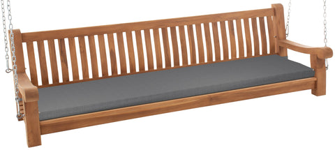 Schaukelbank Joyce mit Sitzkissen 220 cm + teak