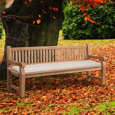 Teakbank Jackson mit Sitzkissen 220 cm + teak