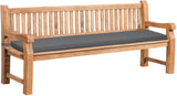 Teakbank Jackson mit Sitzkissen 220 cm + teak