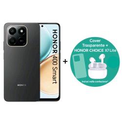 HONOR 400 SMART DUAL SIM 6.77" OCTA CORE 256GB RAM 8GB 4G LTE ITALIA BLACK BUNDLE + AURICOLARI BLUETOOTH HONOR CHOICE X7 LITE + COVER INCLUSI NELLA CONFEZIONE