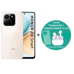 HONOR 400 SMART DUAL SIM 6.77" OCTA CORE 256GB RAM 8GB 4G LTE ITALIA GOLD BUNDLE + AURICOLARI BLUETOOTH HONOR CHOICE X7 LITE + COVER INCLUSI NELLA CONFEZIONE