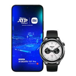 XIAOMI 15T PRO 5G DUAL SIM 6.83" OCTA CORE 512GB RAM 12GB 5G ITALIA BLACK + WATCH S4 SMARTWATCH