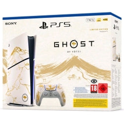 SONY PS5 SLIM WHITE 1TB GHOST OF YOTEI GOLD LIMITED EDITION