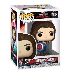 FUNKO POP MARVEL DOCTOR STRANGE CAPTAIN CARTER FIGURA IN VINILE 9.5 CM DA COLLEZIONE