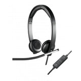 Auricolari con Microfono Logitech 981-000519 USB 2.0 Nero Argentato