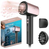 CECOTEC DRYGLAM NANO PLASMADRY PHON ASCIUGACAPELLI IONICO MOTOREBRUSHLESS 1600W 3 VELOCITA' CON DIFFUSORE NERO ROSA