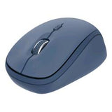MOUSE TRUST Yvi+ SILENT WIRELESS MOUSE OTTICO SILENZIOSO 2.4GHz AMBIDESTRO 16.00DPI 4 TASTI DARK BLUE