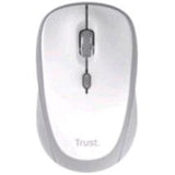 MOUSE TRUST Yvi+ SILENT WIRELESS MOUSE OTTICO SILENZIOSO 2.4GHz AMBIDESTRO 16.00DPI 4 TASTI BIANCO