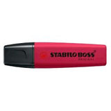 STABILO BOSS WILDFLOWER EVIDENZIATORE PUNTA A SCALPELLO 2/5 mm BORGOGNA CONF 10 Pz.