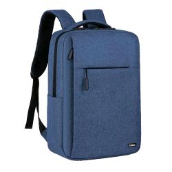 NILOX TECH ZAINO PER NOTEBOOK DA 15.6" IN POLIESTERE 3 SCOMPARTI TASCA FRONTALE AZZURRO