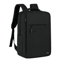 NILOX TECH ZAINO PER NOTEBOOK DA 15.6" IN POLIESTERE 3 SCOMPARTI TASCA FRONTALE NERO