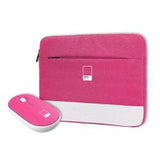 PANTONE MESSENGER CUSTODIA RIGIDA PER NOTEBOOK DA 15.6" IN POLIESTERE TASCA ESTERNA CON MOUSE ROSA
