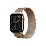 APPLE WATCH SERIES 11 GPS + CELULAR 5G 46mm CASSA TITANIO ORO CON LOOP EN MAGLIA MILANESE ORO - M/L