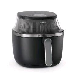 PHILIPS NA341/00 FRIGGITRICE AD ARIA 7.2 LT 2000W 16 PROGRAMMI TECNOLOGIA RAPIDAIR PLUS CON FINESTRA NERO