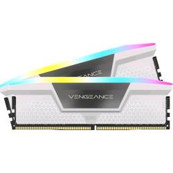 CORSAIR VENGEANCE RGB 32GB KIT 2 x 16GB DDR5 6.400MHz AMD EXPO XMP CL36 DIMM BIANCO