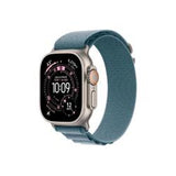APPLE WATCH ULTRA 3 GPS + CELLULAR 5G 49mm CASSA TITANIO NATURALE CON ALPINE LOOP BLU CHIARO - SMALL
