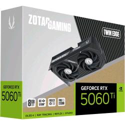ZOTAC GAMING GEFORCE RTX 5060 TI TWIN EDGE NVIDIA 8 GB GDDR7 DLSS4 DUAL FAN PCI EX 5.0 16X 1 X HDMI 3 X DISPLAYPORT