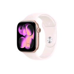 APPLE WATCH SERIES 11 GPS + CELLULAR 5G 46mm CASSA ALLUMINIO ORO ROSA CON BAND ROSA FARD - M/L
