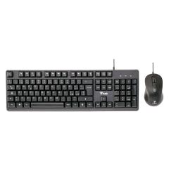 ITEK DEC C01 TASTIERA FULL SIZE QWERTY 105 TASTI + MOUSE USB NERO