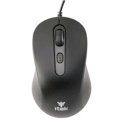 ITEK CLK C01 MOUSE OTTICO USB AMBIDESTRO 3.600 DPI NERO
