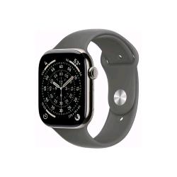 APPLE WATCH SERIES 11 GPS + CELLULAR 5G 46mm CASSA TITANIO CON BAND GRIGIO PIETRA - S/M