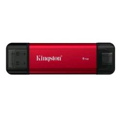 KINGSTON 1TB SSD ESTERNO PORTATILE USB-A/C 3.2 Gen 2 LETTURA 1050MB/s SCRITTURA 950MB/s NERO/ROSSO