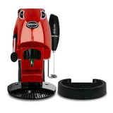 DIDIESSE FROG BABY COLLECTION CAPRI MACCHINA DA CAFFE' A CIALDE 44 mm 650W SERBATOIO 1.3 LT CON FRULLINO E DOPPIO PORTACIALDA ROSSO