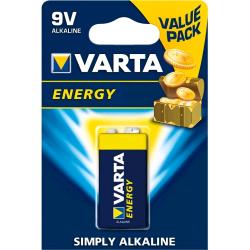 VARTA ENERGY BATTERIA ALCALINA 9V IN BLISTER DA 1 PZ CONF 10 Pz.