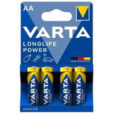 VARTA LONGLIFE POWER BATTERIE ALCALINE STILO AAA IN BLISTER DA 4 Pz. CONF 20 Pz. TOTALE 80 Pz.