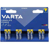 VARTA LONGLIFE POWER BATTERIE ALCALINE MINISTILO AAA IN BLISTER DA 8 Pz. CONF 20 Pz. TOTALE 160 Pz.