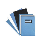 GBC COPERTINE GOFFRATE IN CARTONCINO 210X297 mm A4 COL. BLU CONF 100 Pz.
