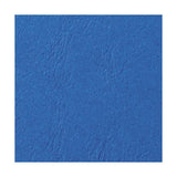 GBC COPERTINE GOFFRATE IN CARTONCINO 210X297 mm A4 COL. BLU CONF 100 Pz.
