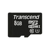 Transcend 8GB microSDHC Class 10 UHS-I memoria flash Classe 10 MLC