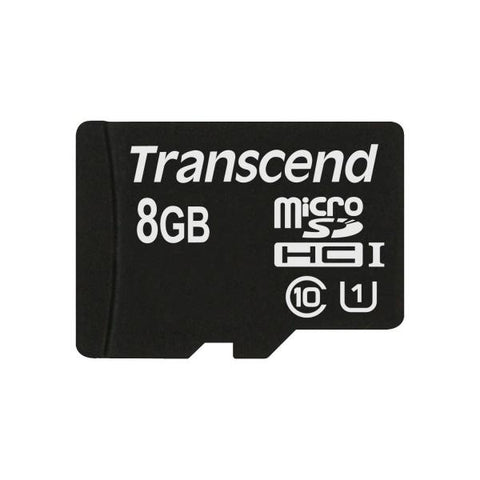 Transcend 8GB microSDHC Class 10 UHS-I memoria flash Classe 10 MLC