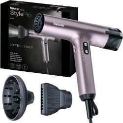 BEURER HC100 EXCELLENCE PHON ASCIUGACAPELLI 1700W 4 LIVELLI DI TEMPERATURA CON BOCCHETTA PER STYLING E DIFFUSORE VIOLA