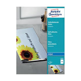 Avery 2501 etichetta autoadesiva Permanente Trasparente