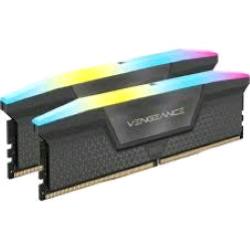 CORSAIR VENGEANCE RGB 32GB 2 X16GB DDR5 6.000MHz XMP CL38 DIMM GRIGIO