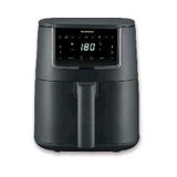 SEVERIN FRIGGITRICE AD ARIA 4 LT 1300W 8 PROGRAMMI CONTROLLO TOUCH FUNZIONE MANTENIMENTO IN CALDO NERO