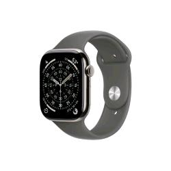 APPLE WATCH SERIES 11 GPS + CELLULAR 5G 46mm CASSA TITANIO NATURALE CON BAND GRIGIO PIETRA- M/L