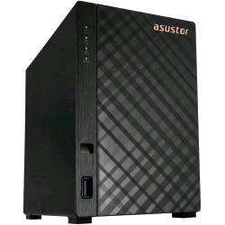 ASUSTOR DRIVESTORE AS1202T NAS 2 BAY HDD QUAD CORE 1.7GHz RAM 1GB DDR4 2.5GbE Port NERO