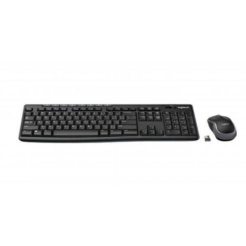 LOGITECH MK270 KIT TASTIERA E MOUSE WIRELESS LAYOUT TEDESCO COLORE NERO