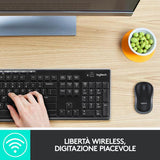TASTIERA + MOUSE COMBO MK270 LOGITECH WIRELESS - ITA 920-004512